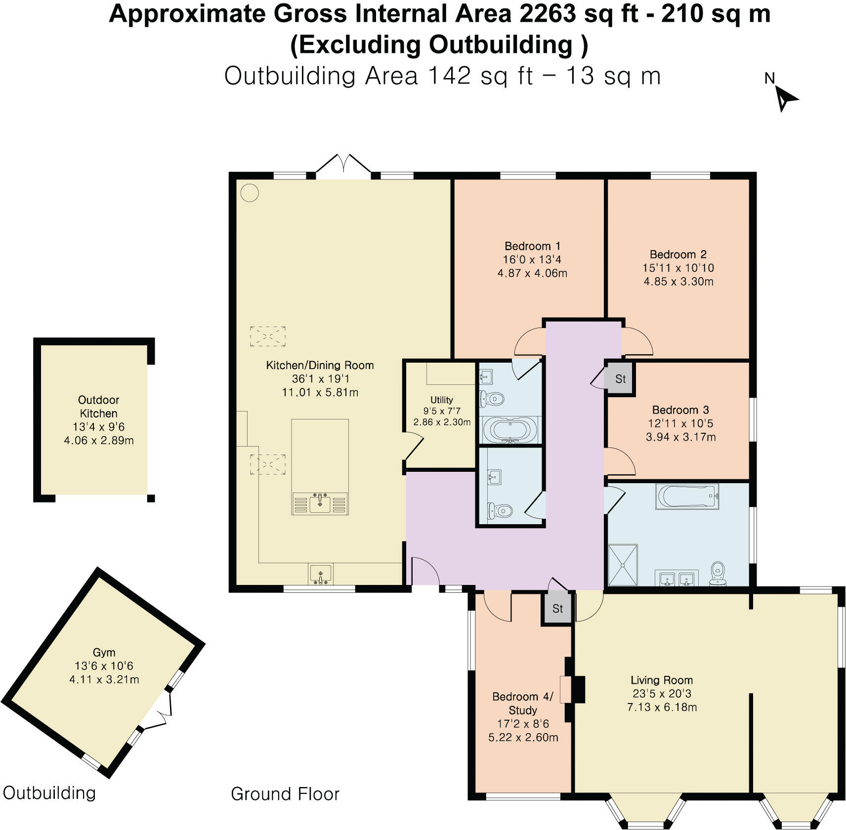 Island Farm Road, Ufton Nervet, Reading, RG7 floorplan