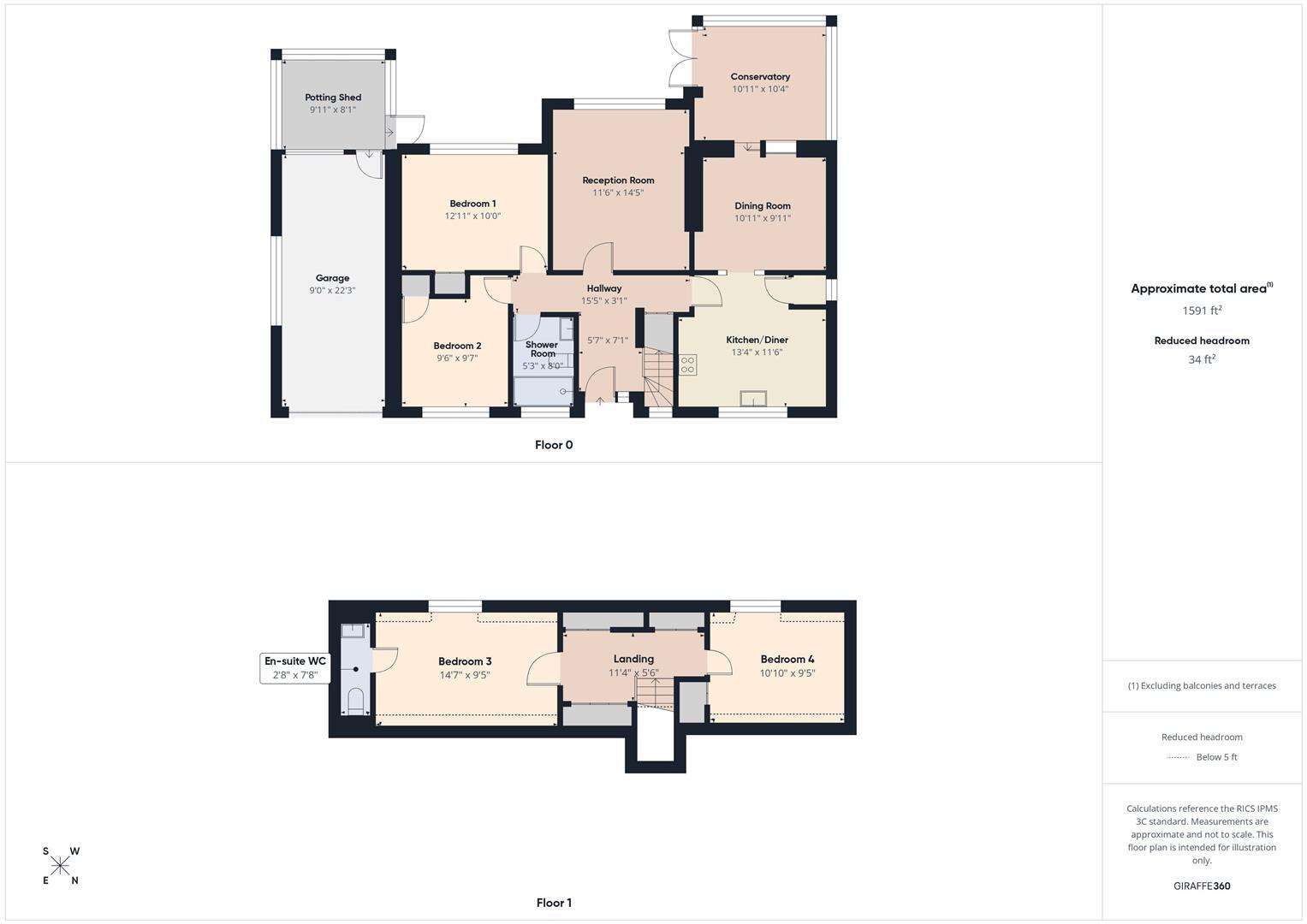 Church Lane, Withern floorplan