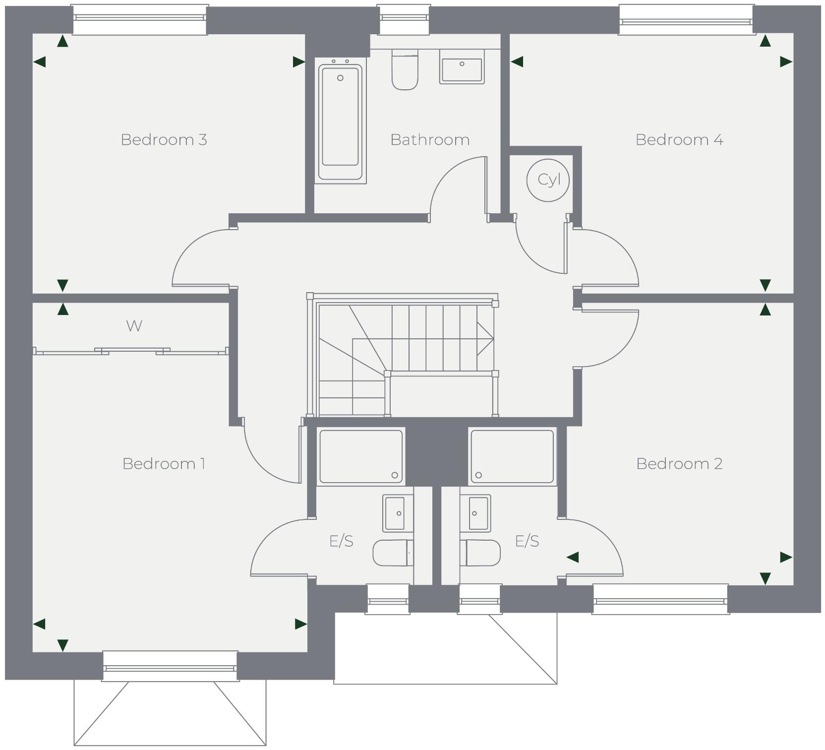 The Carriages, Woods Drive, Castle Cary floorplan