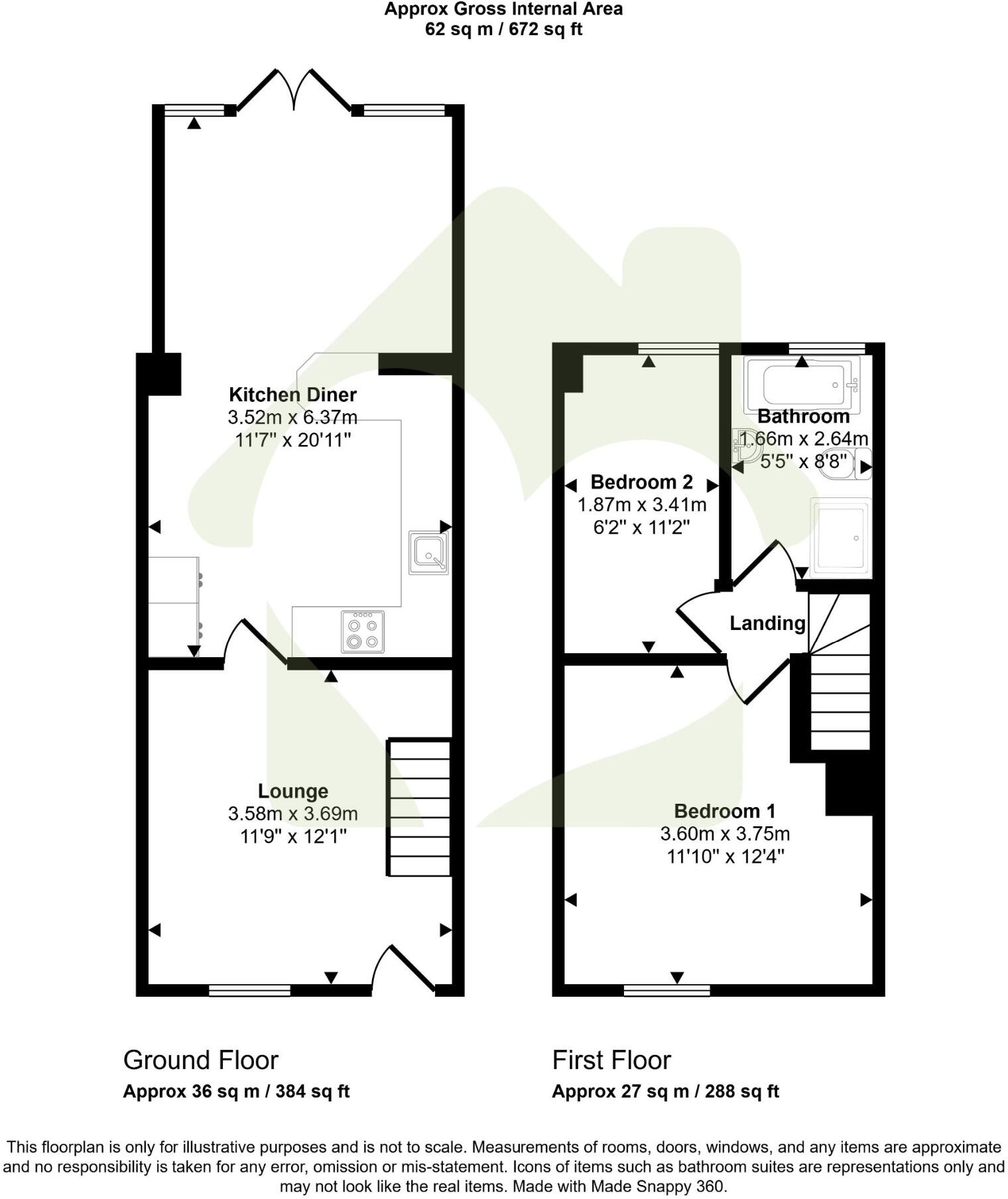 Duncombe Terrace, Bilsborrow, Preston floorplan