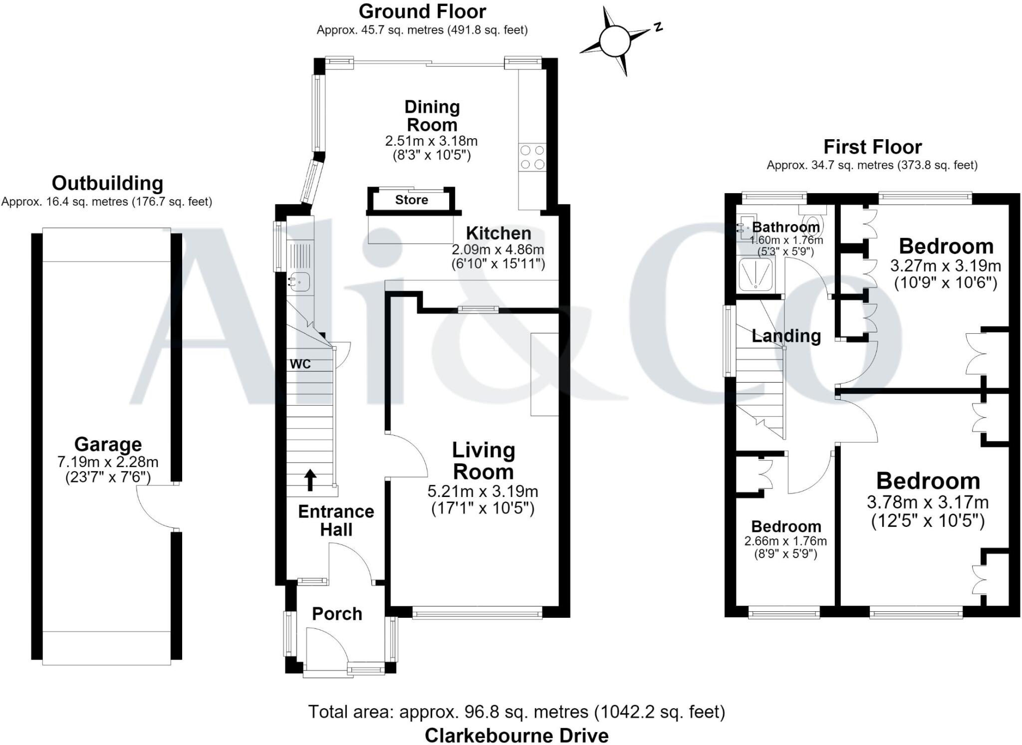 Clarkebourne Drive, Grays floorplan