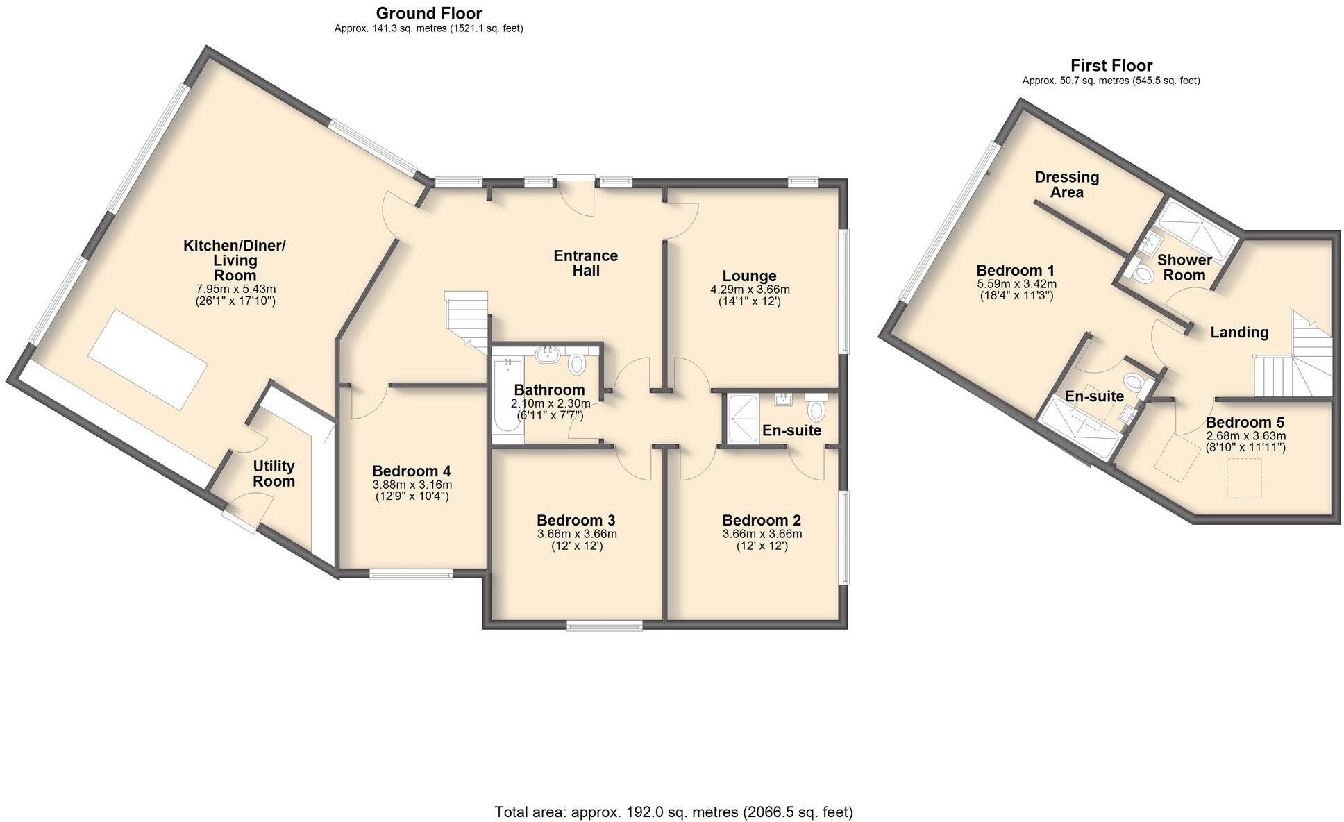 99 The Hill, Glapwell S44 floorplan