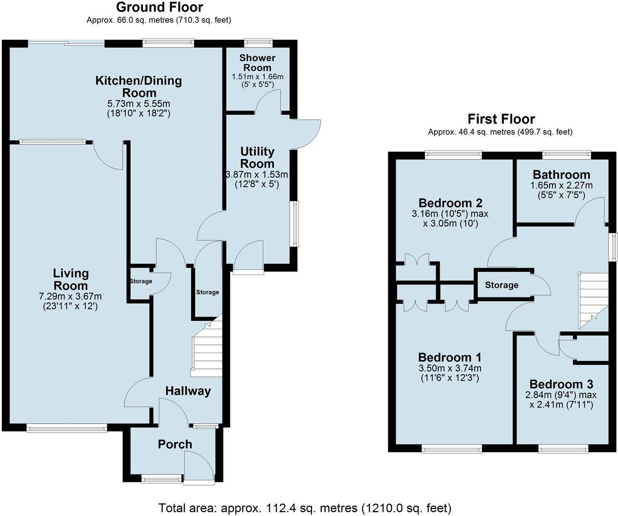 Reynard Way, Northampton, NN2 floorplan