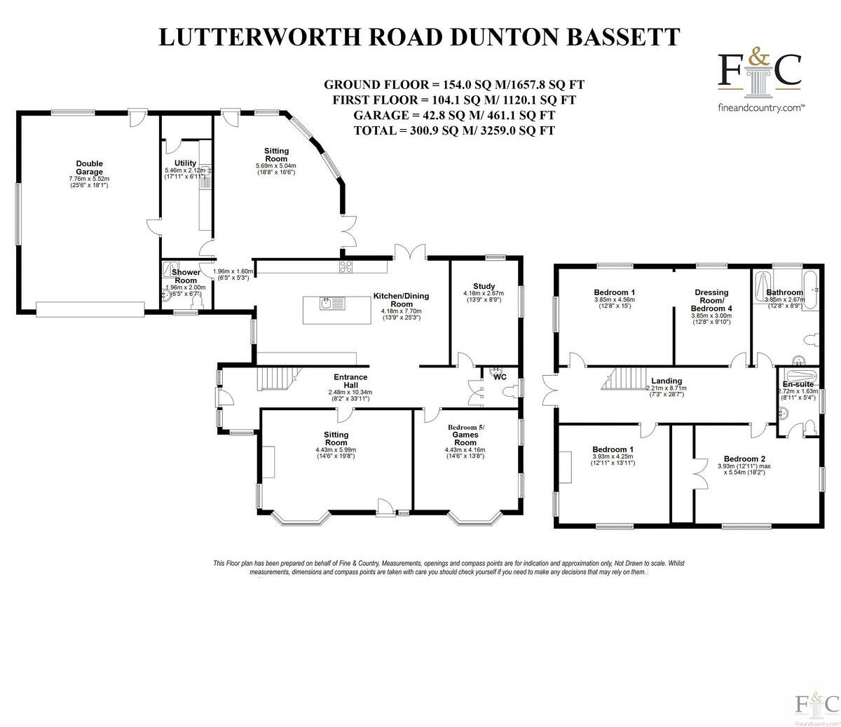Lutterworth Road, Dunton Bassett, LE17 floorplan