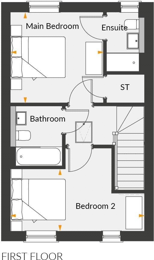 Plot 20 Mead Fields Buller Road, Banwell, North Somerset, BS29 floorplan
