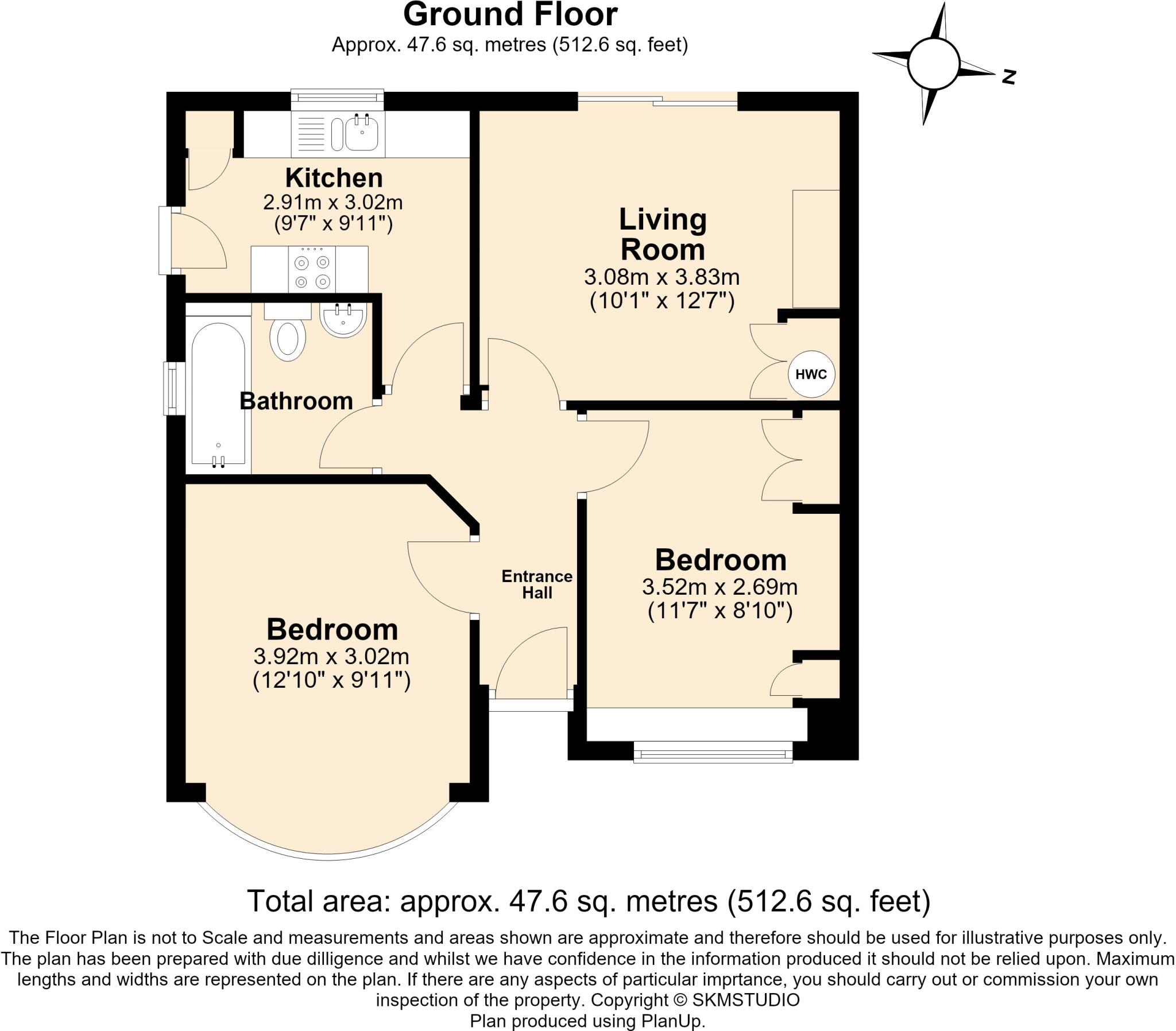 Ashbourne Avenue, Whetstone, London, N20 0AL floorplan