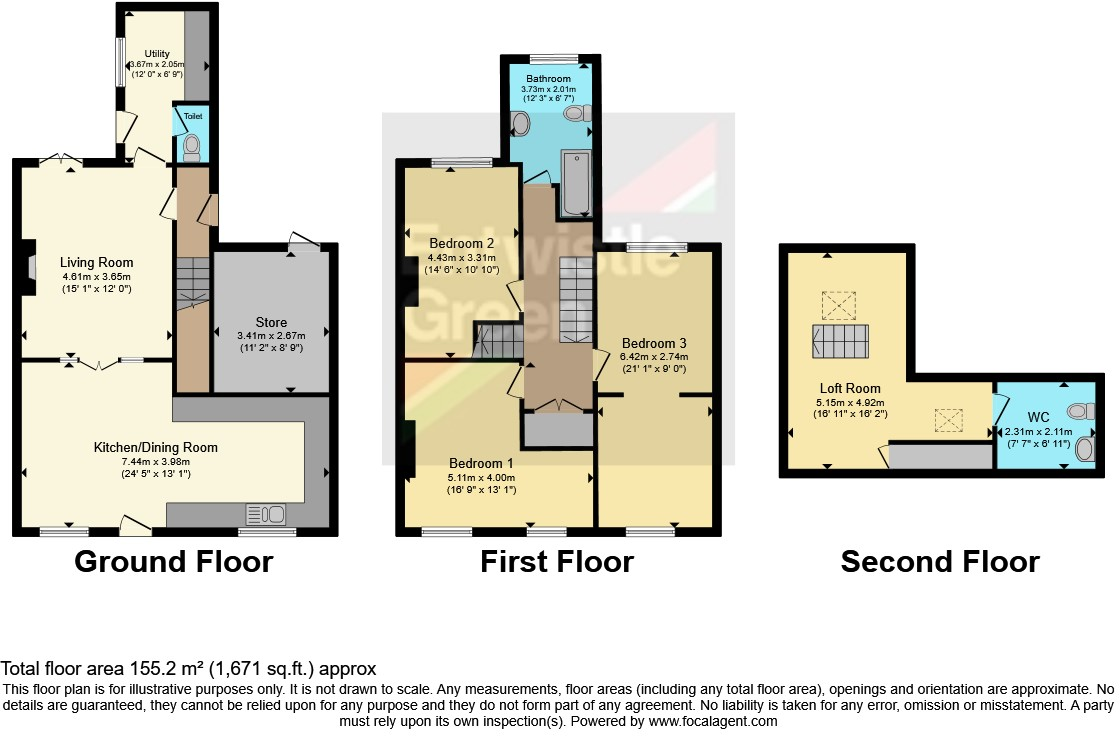 Willow Street, Bury, Greater Manchester, BL9 floorplan