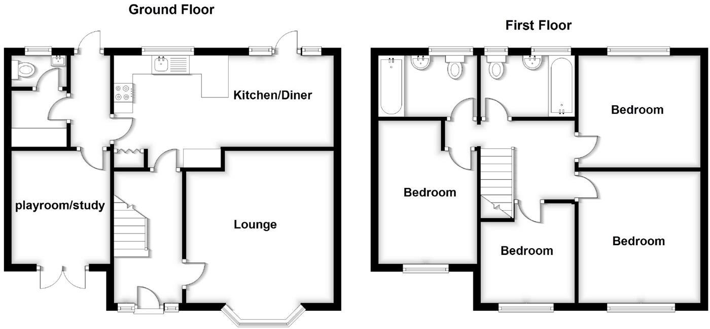 Richmond Drive, Copthorne, Shrewsbury floorplan