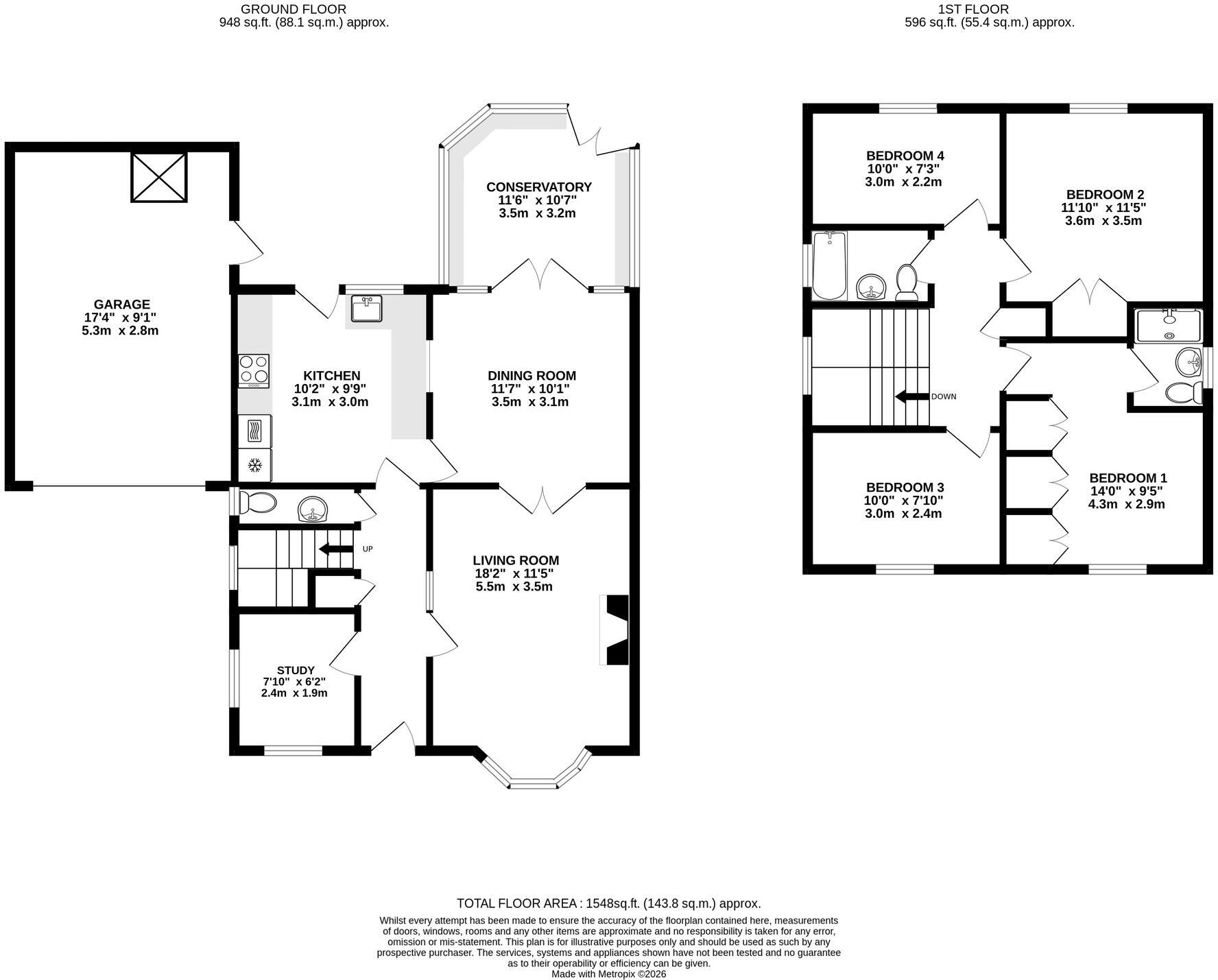 Williams Way, Fleet, GU51 floorplan