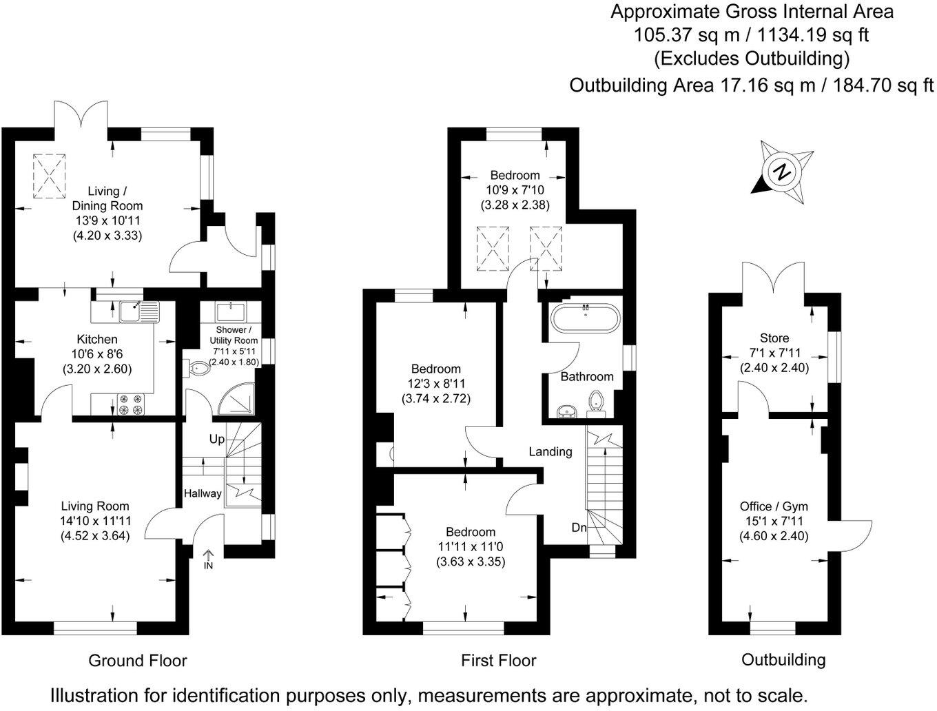 New Villas Gore End Road, Ball Hill, Newbury, RG20 0PF floorplan