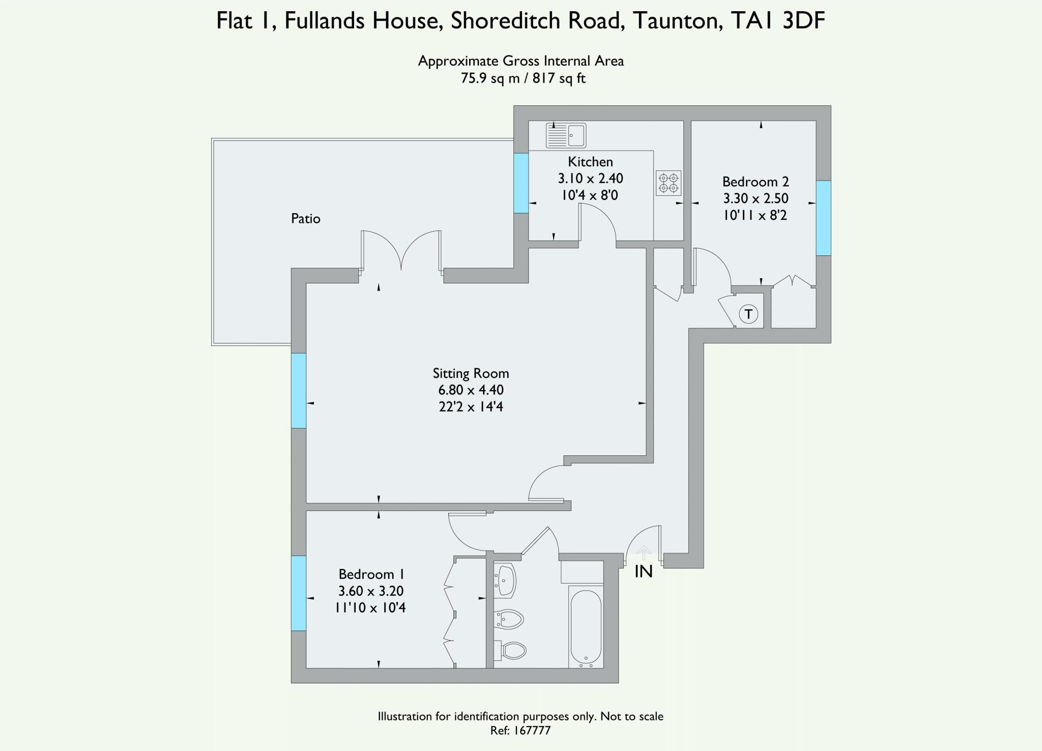 Fulland House, Shoreditch Road, Taunton floorplan