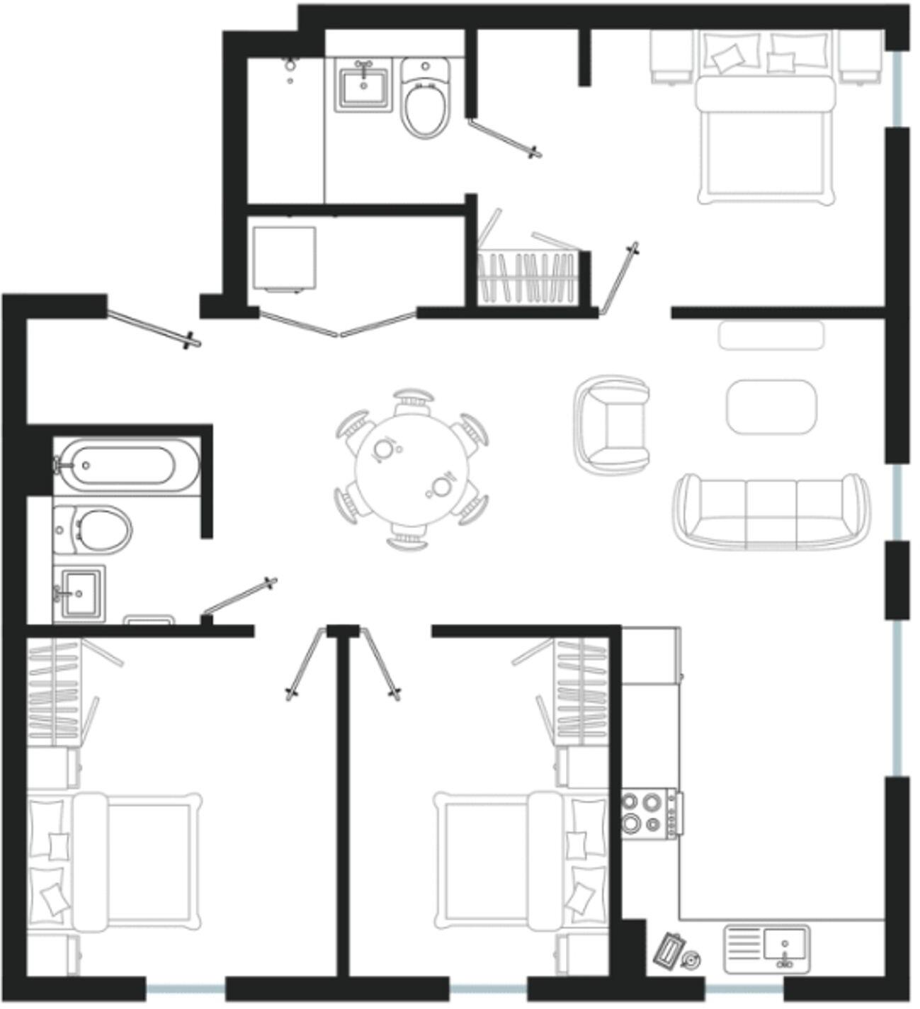Kangaroo Works, Sheffield, S1 floorplan