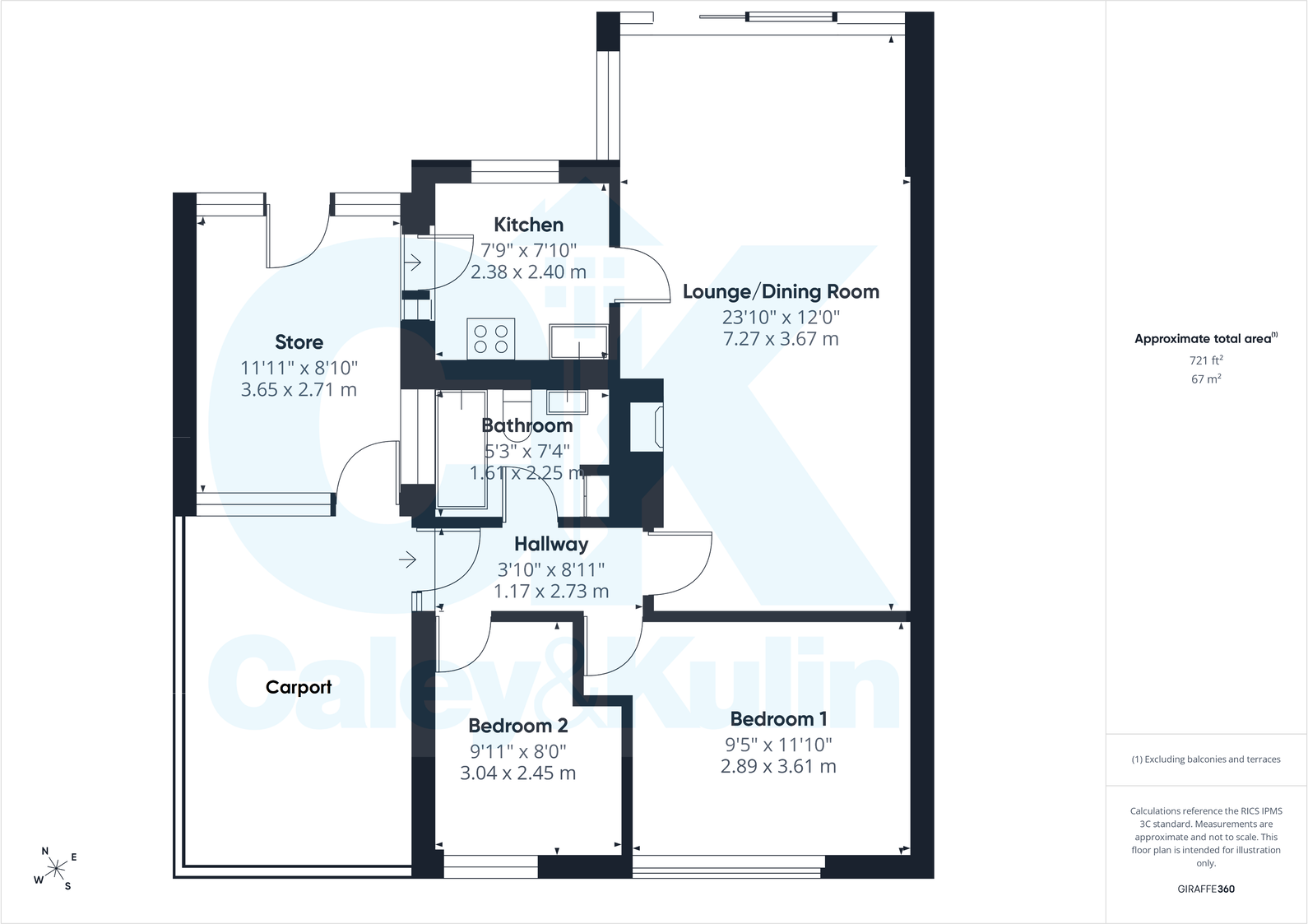 Pine Crescent, Walton-on-the-Hill, Stafford, ST17 0ND floorplan