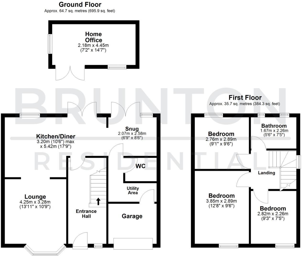Southlands, Hexham floorplan