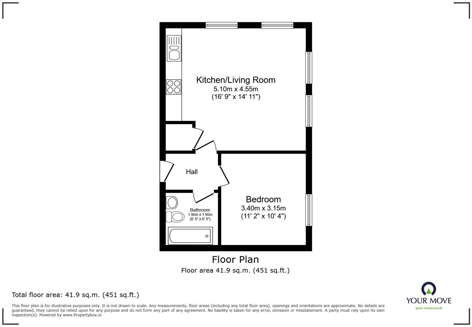 Herbert Dane Court, Newton Road, Faversham, ME13 floorplan