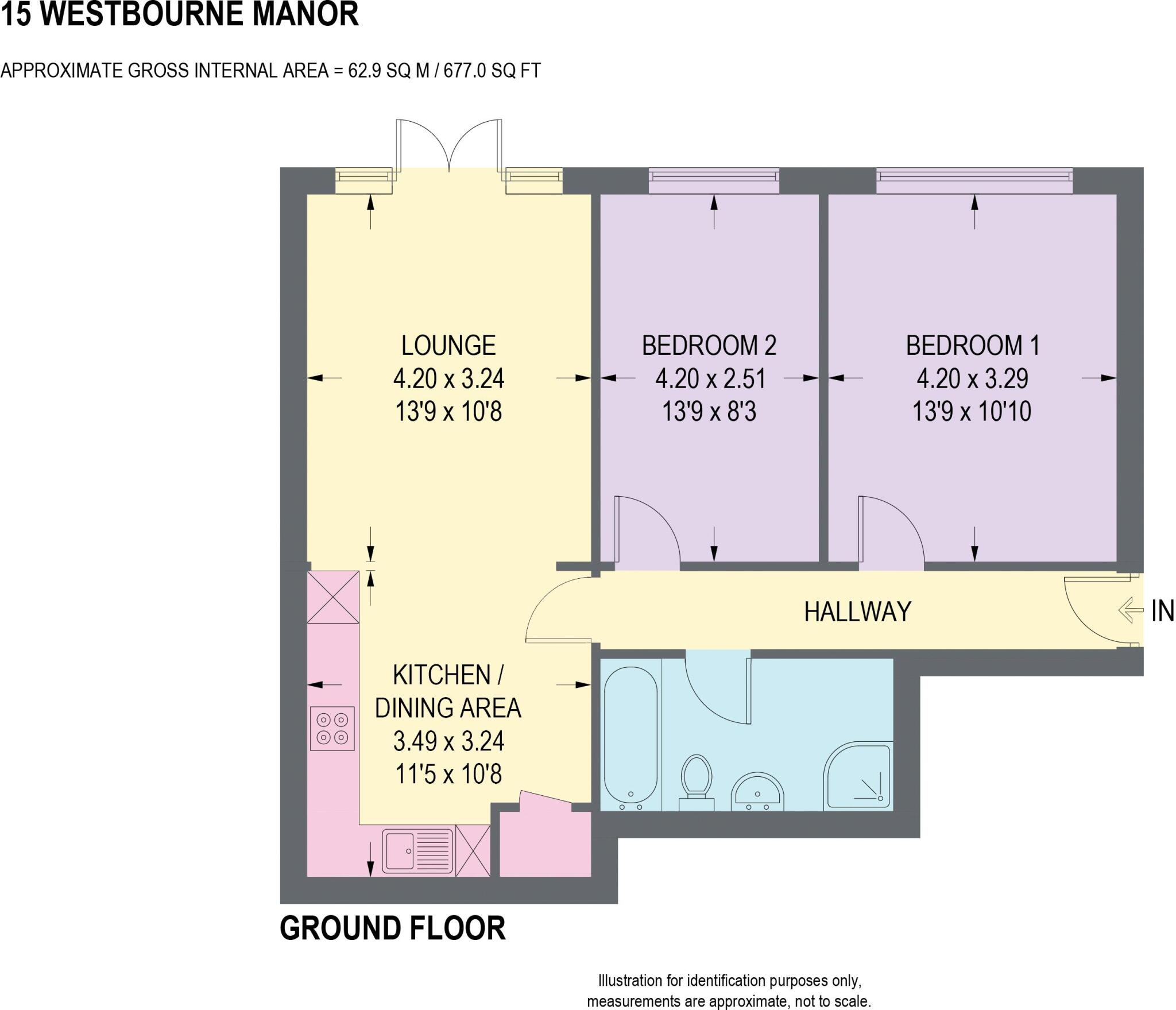 Westbourne Manor, Broomhill, Sheffield  floorplan