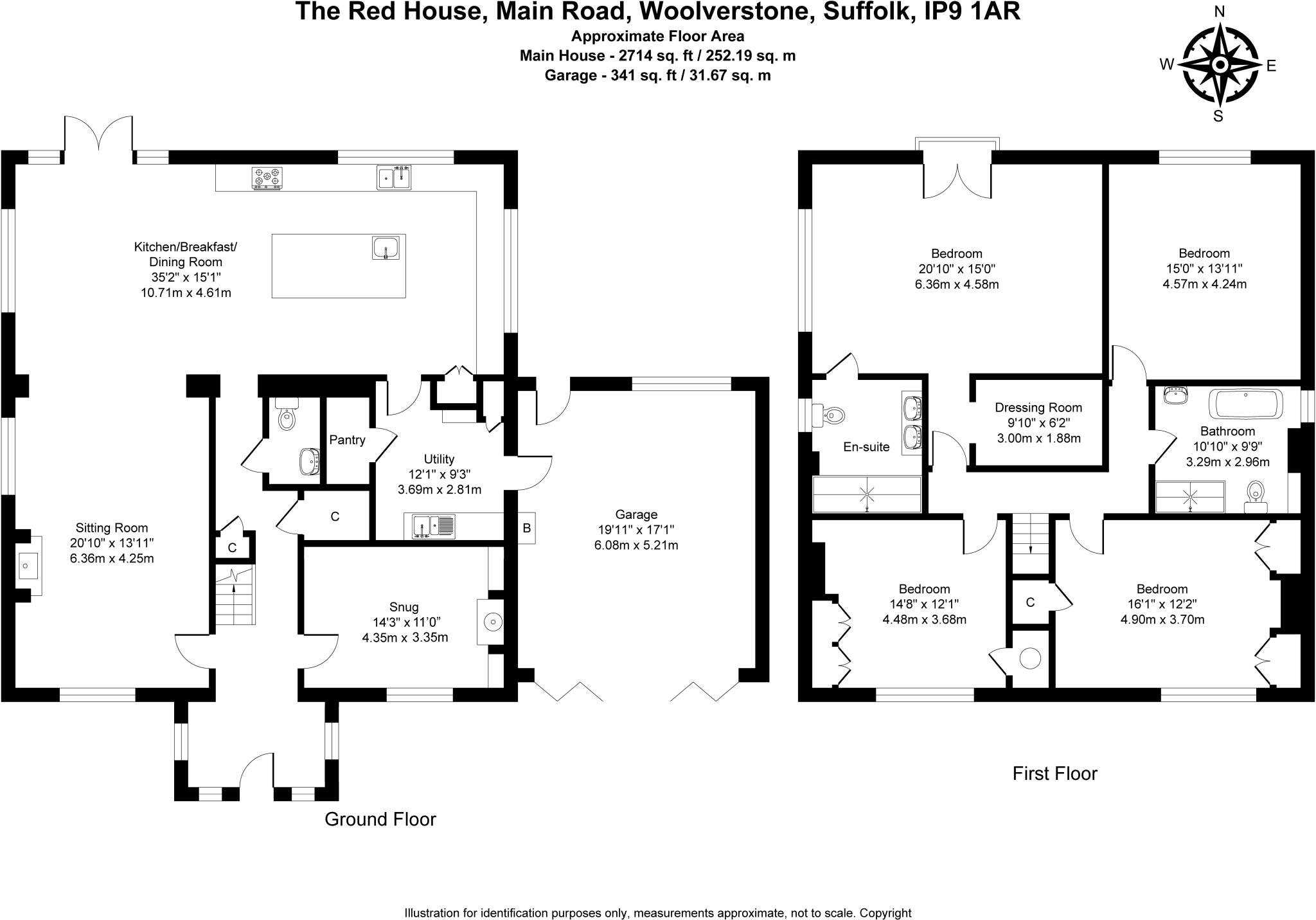 Main Road, Woolverstone, Ipswich, Suffolk, IP9 floorplan