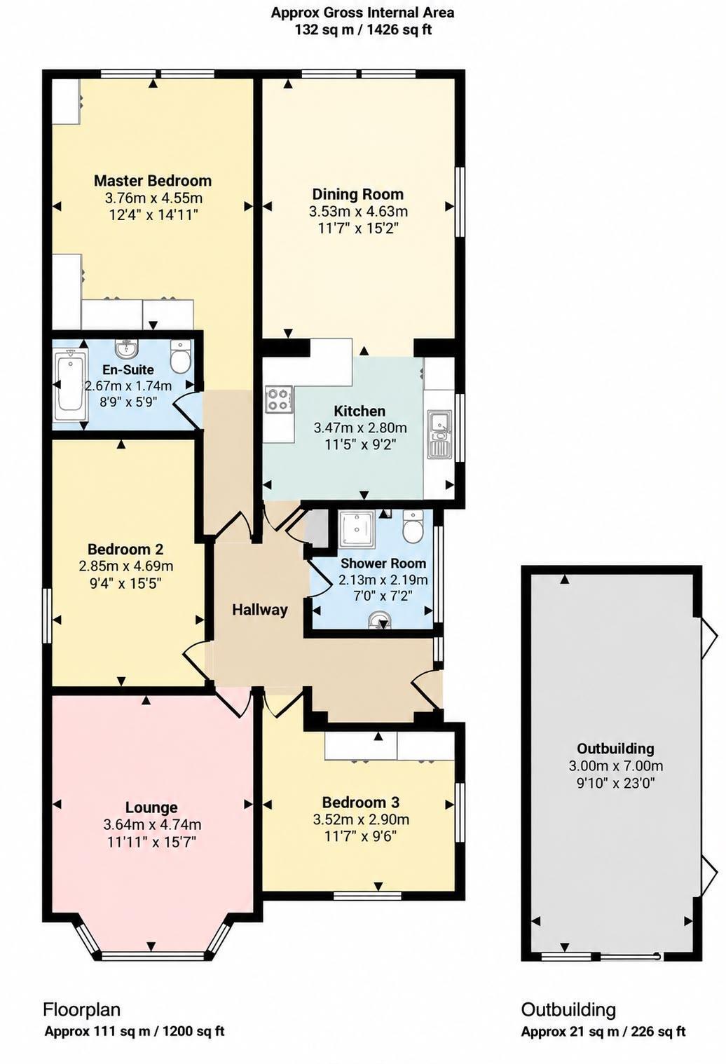 Grange Road, Elstree floorplan