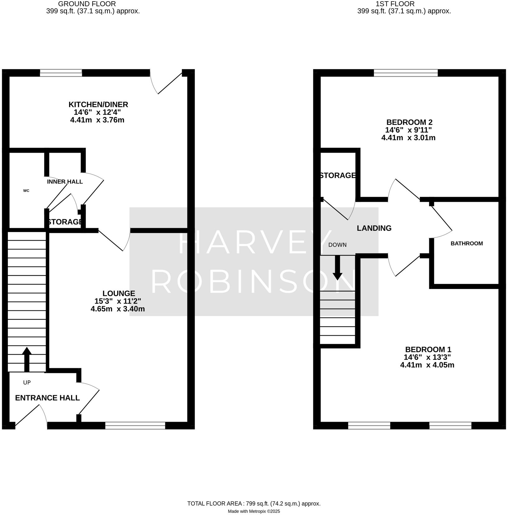 Wren Close, St. Ives, PE27 floorplan