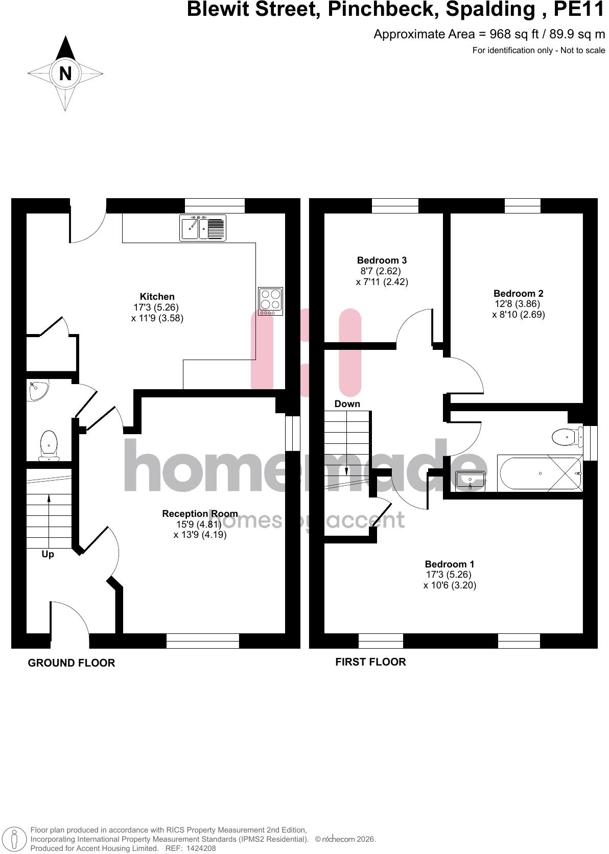 Blewit Street, Spalding, Lincolnshire, PE11 floorplan