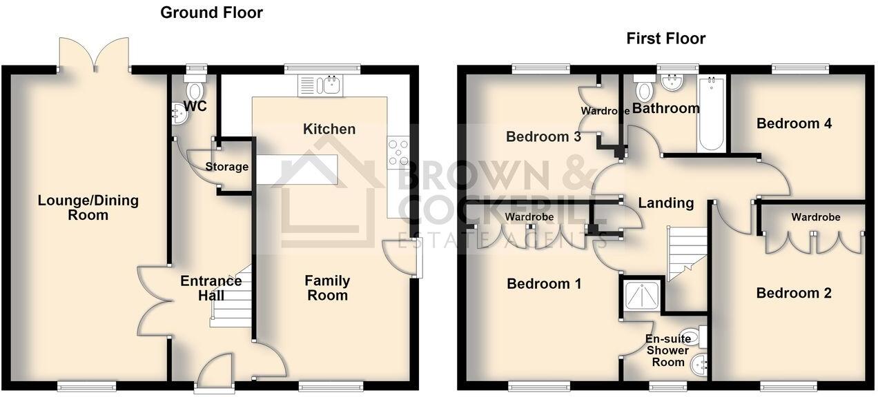 Coton Park Drive, Coton Park, Rugby, CV23 floorplan