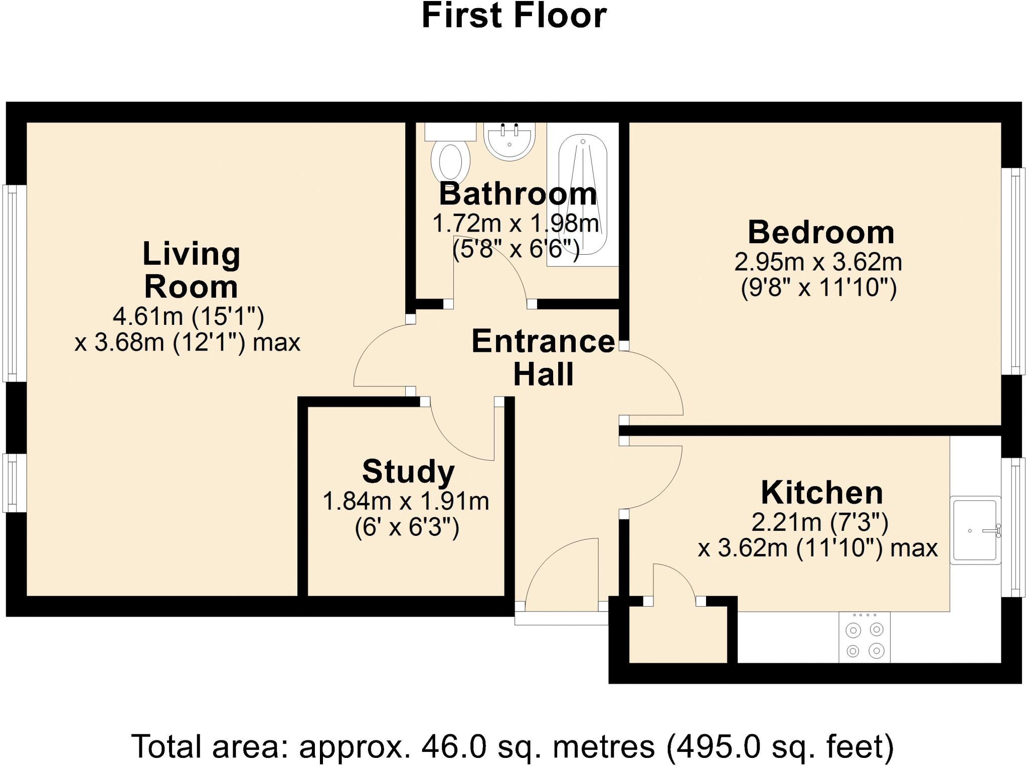 Knaves Hollow, High Wycombe floorplan