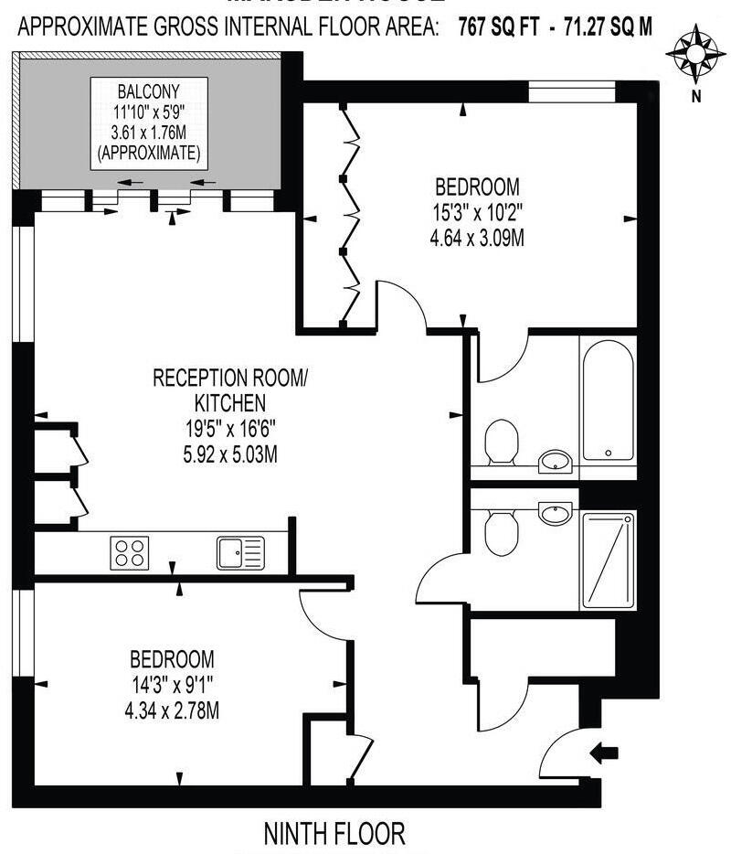 Pegler Square, Kidbrooke Village, London, SE3 floorplan