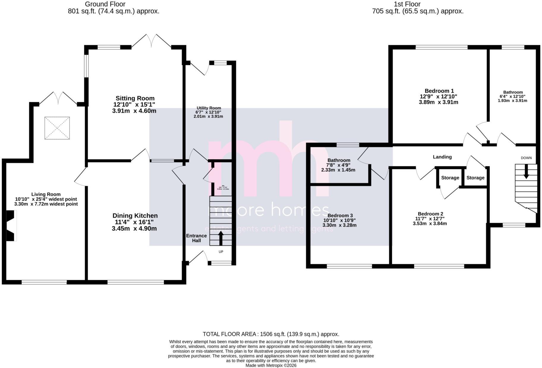 HILTON ROAD, Higher Poynton, SK12 1TP floorplan