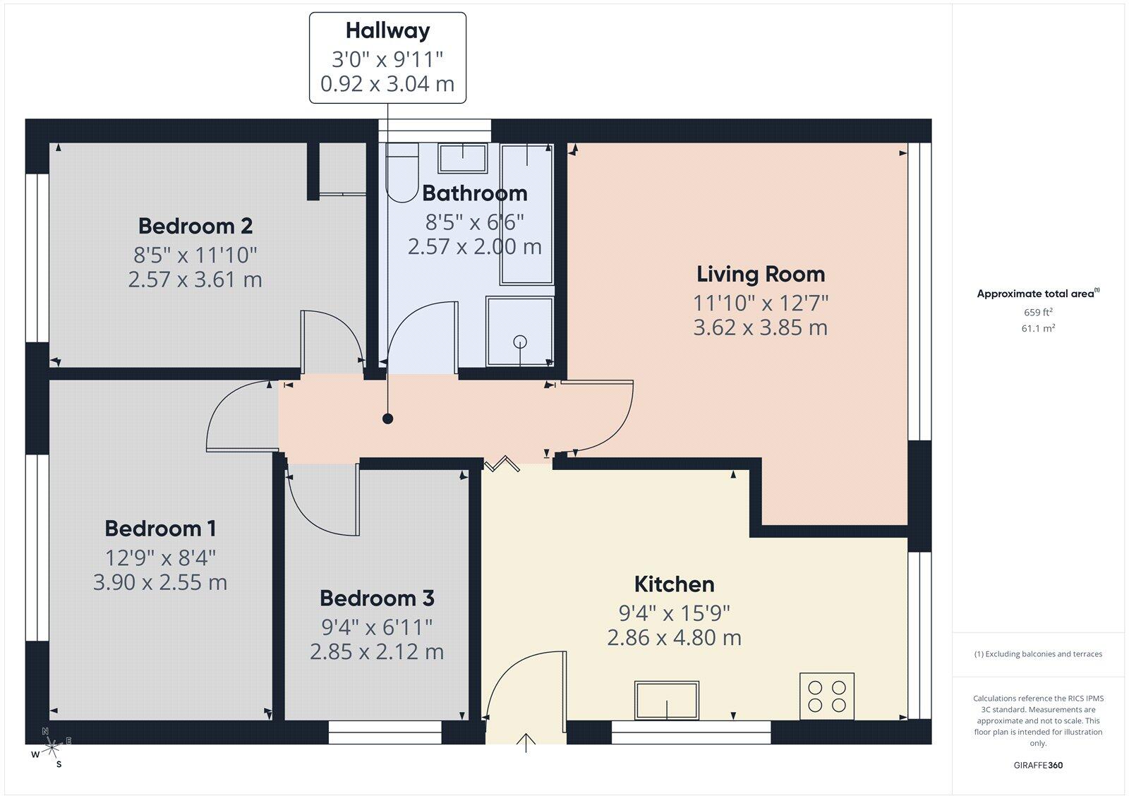 Julie Avenue, Heanor, Derbyshire, DE75 floorplan