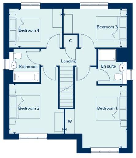 Branston, 
Staffordshire, 
DE13 9GS floorplan