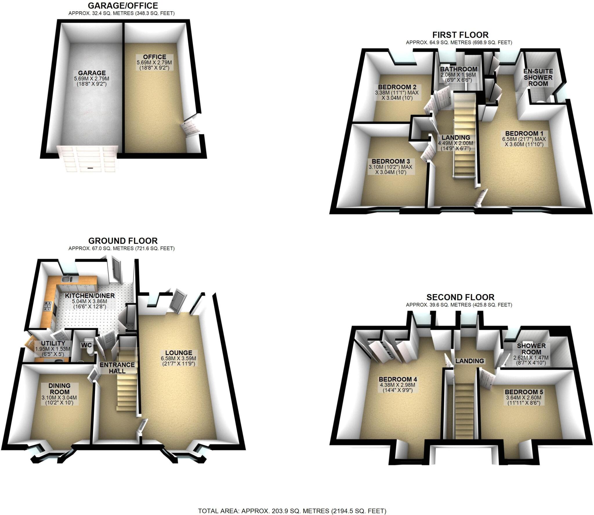 Steele Crescent, Llanfoist, Abergavenny floorplan