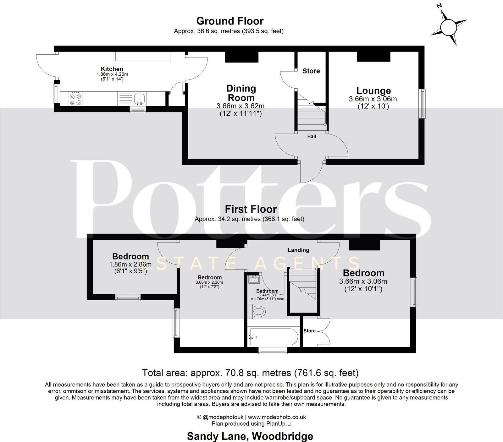 Sandy Lane, Woodbridge, IP12 floorplan