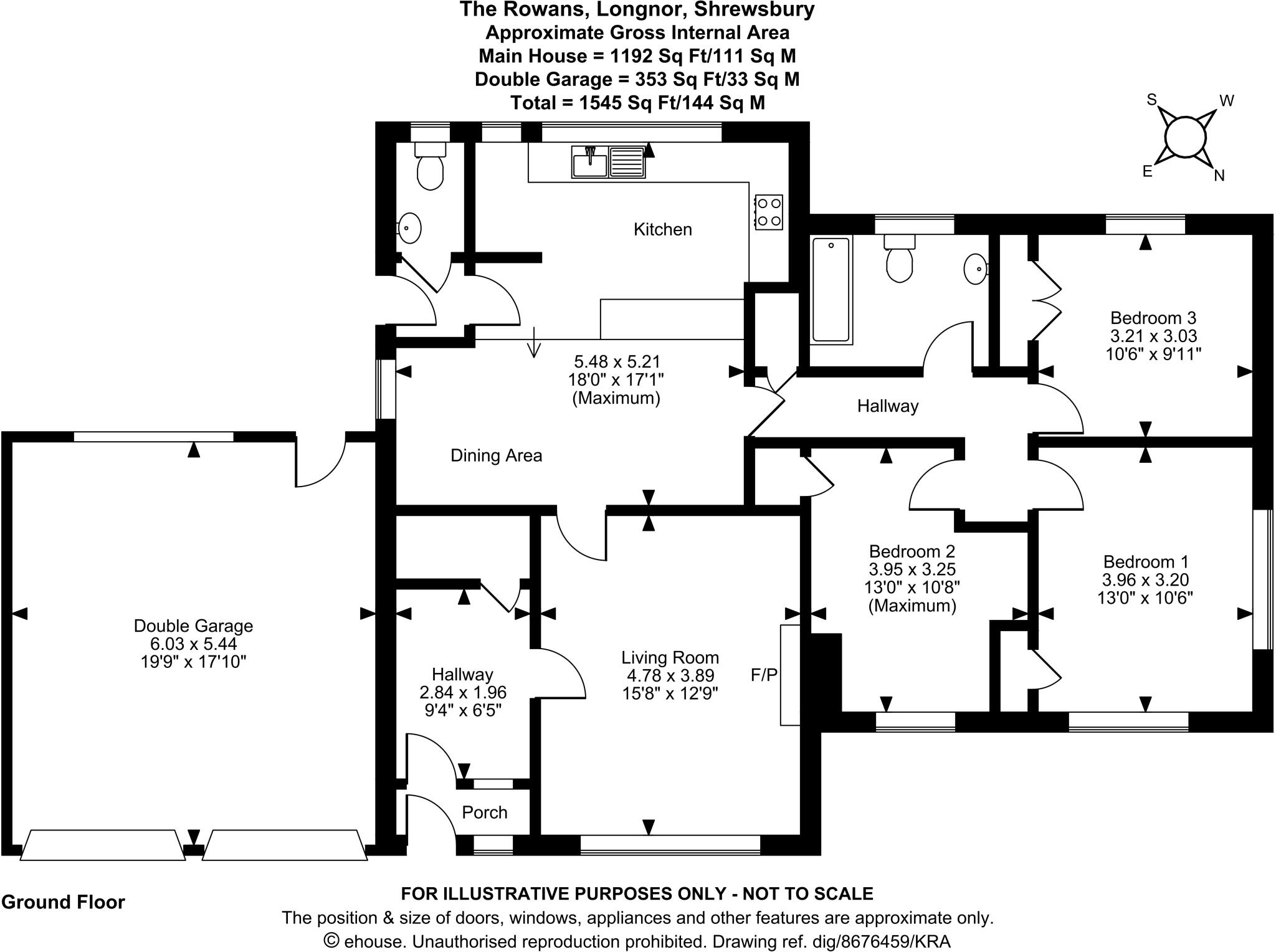 The Rowans, Longnor, Shrewsbury, Shropshire floorplan