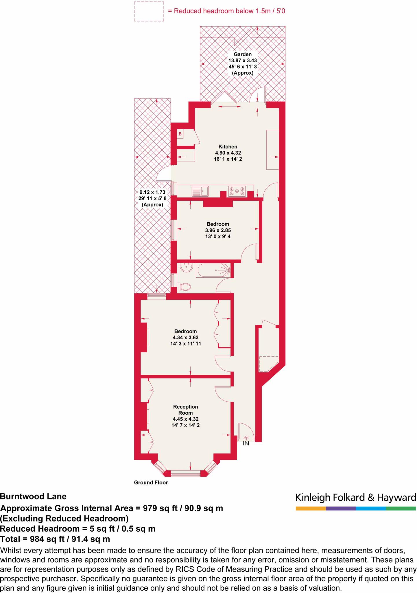 Burntwood Lane, Earlsfield, London, SW17 floorplan