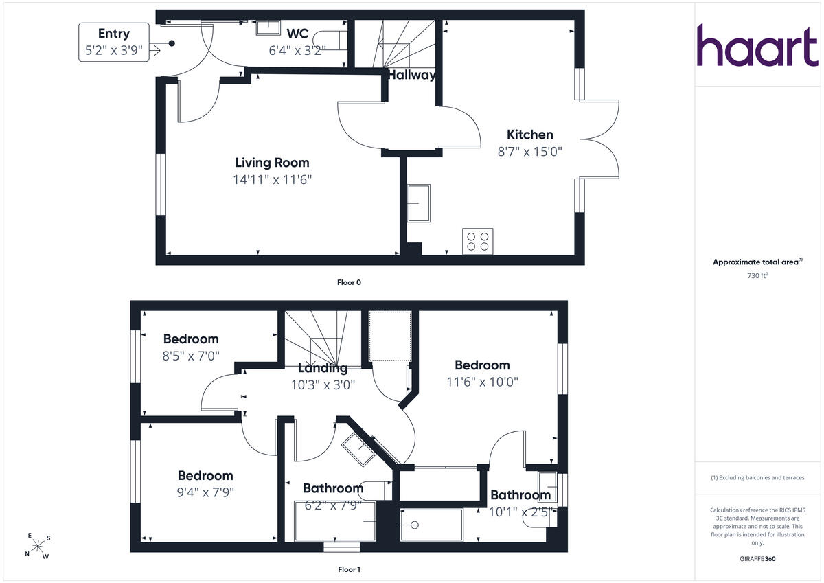 Juniper Way, Witham St Hughes floorplan
