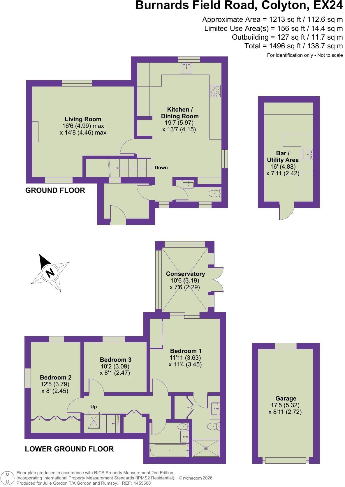 Burnards Field Road, Colyton.Devon floorplan