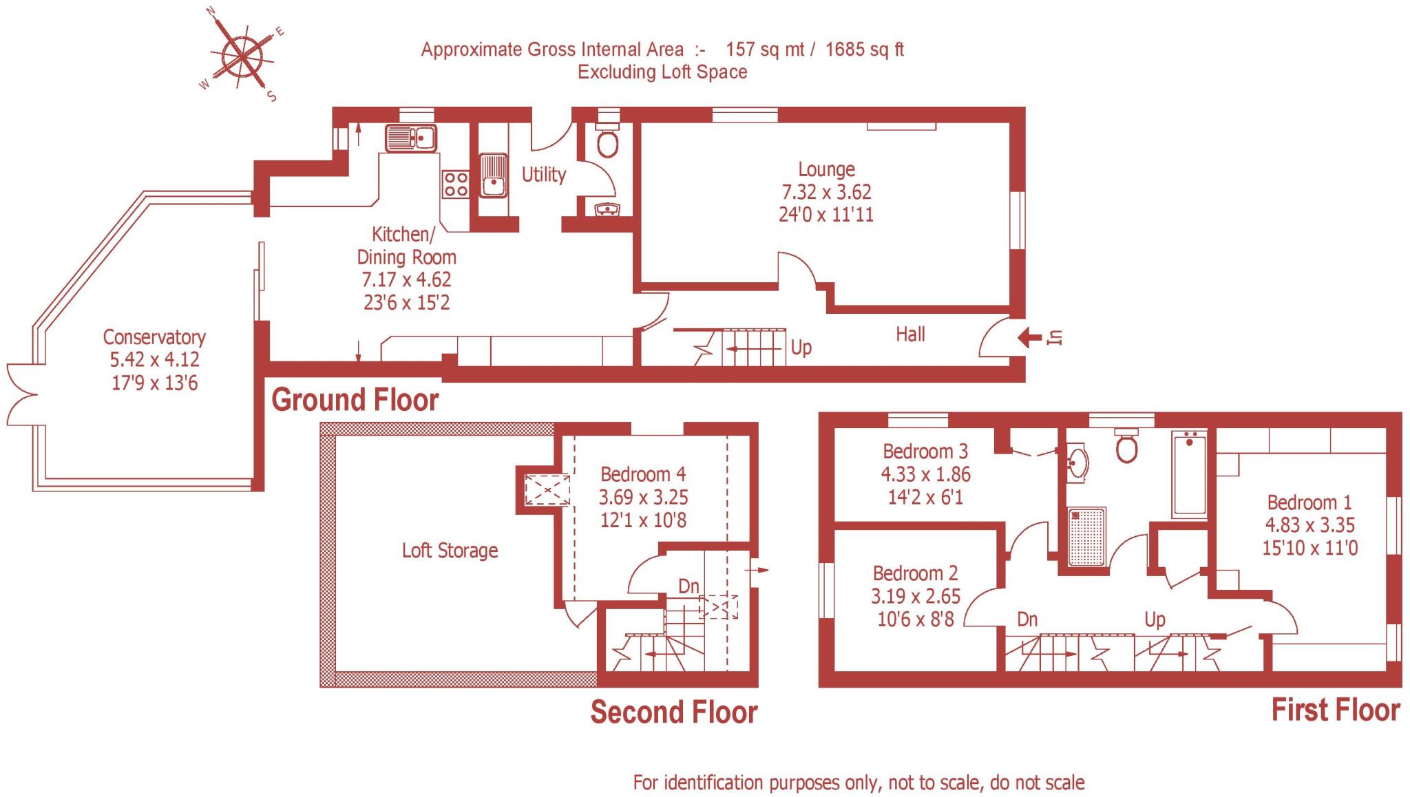 Leigh Lane, Wimborne, Dorset, BH21 floorplan