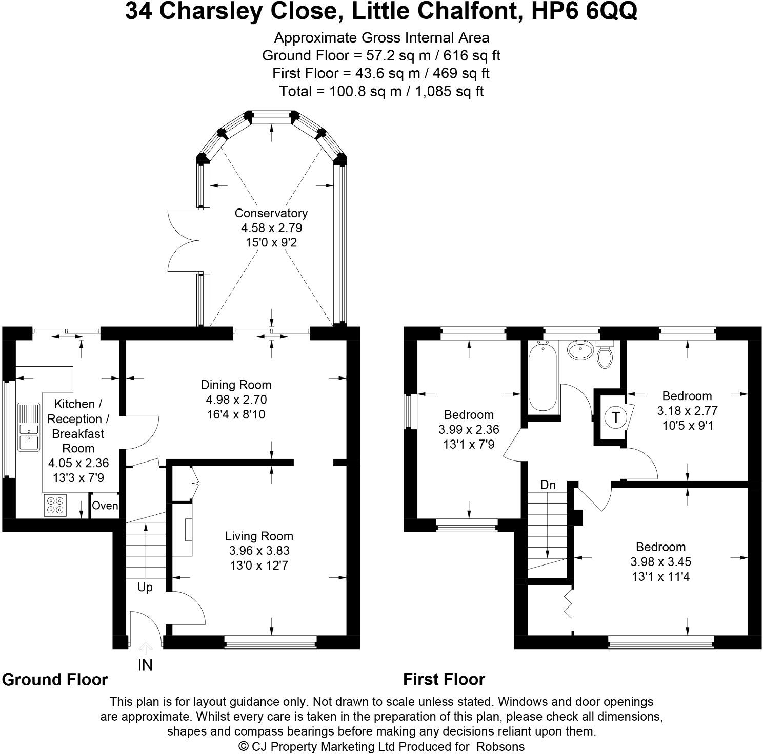Charsley Close, Little Chalfont floorplan