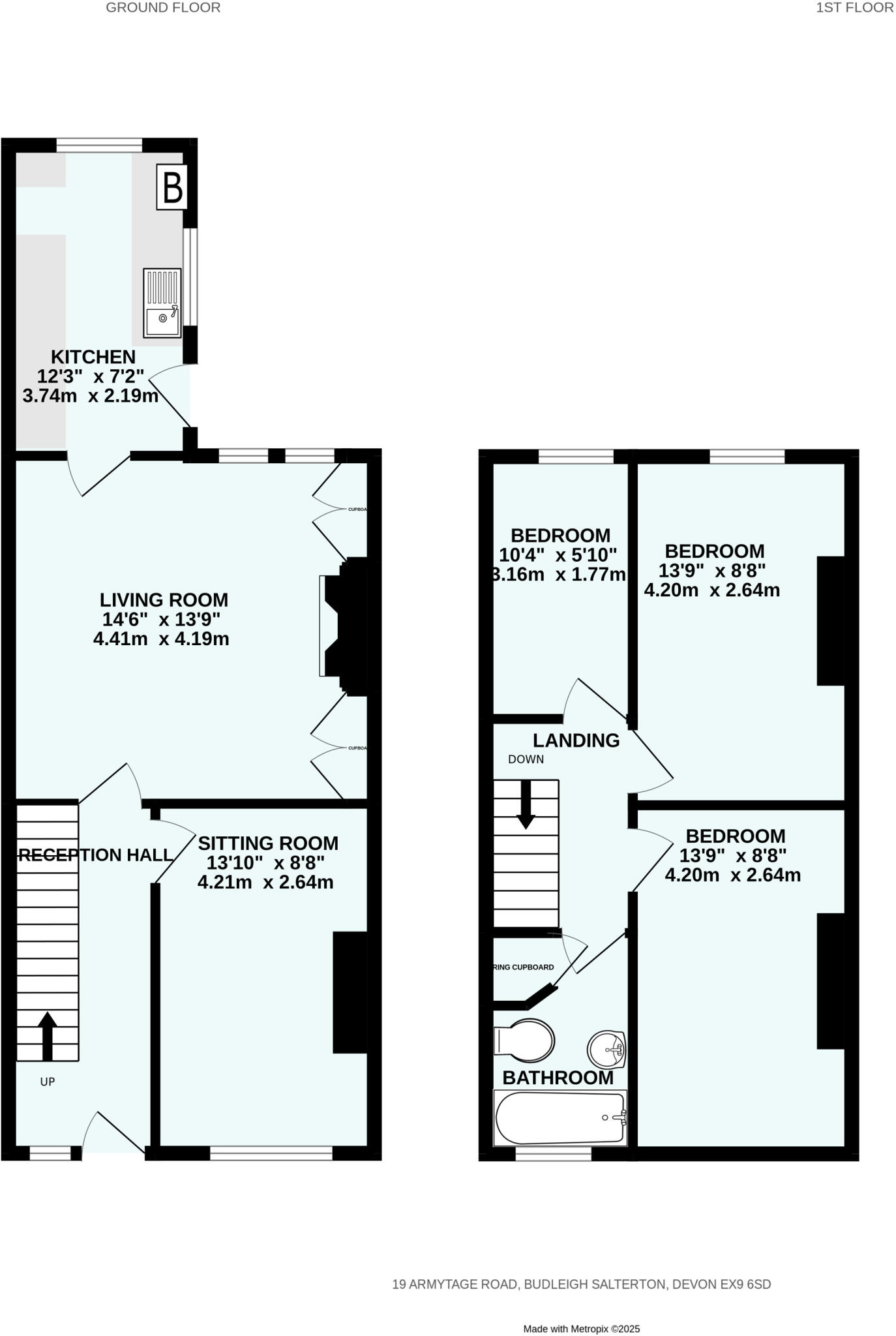 Armytage Road, Budleigh Salterton, Devon floorplan