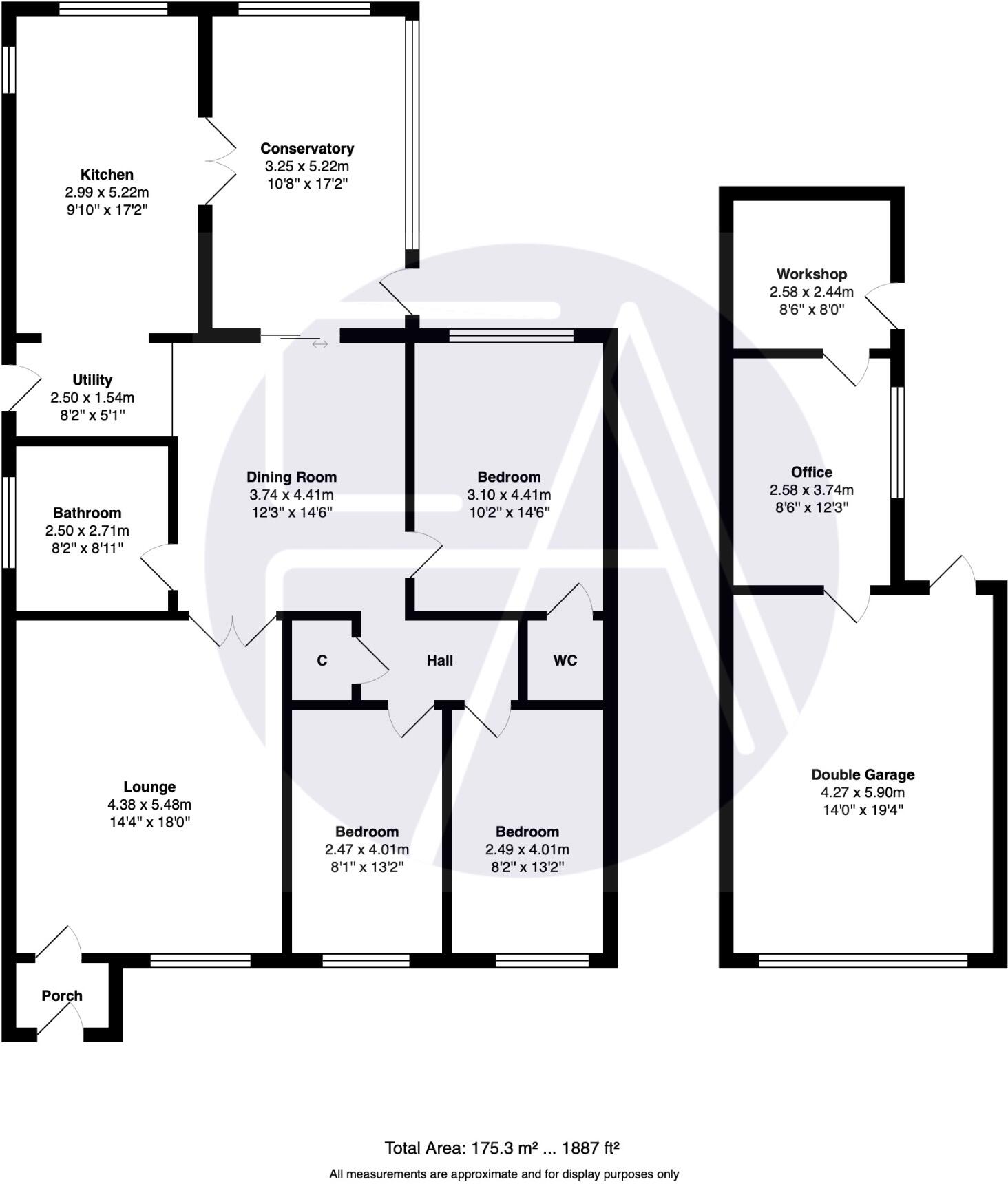 Bracebridge Drive, Kew, Southport, Merseyside, PR8 6XH floorplan