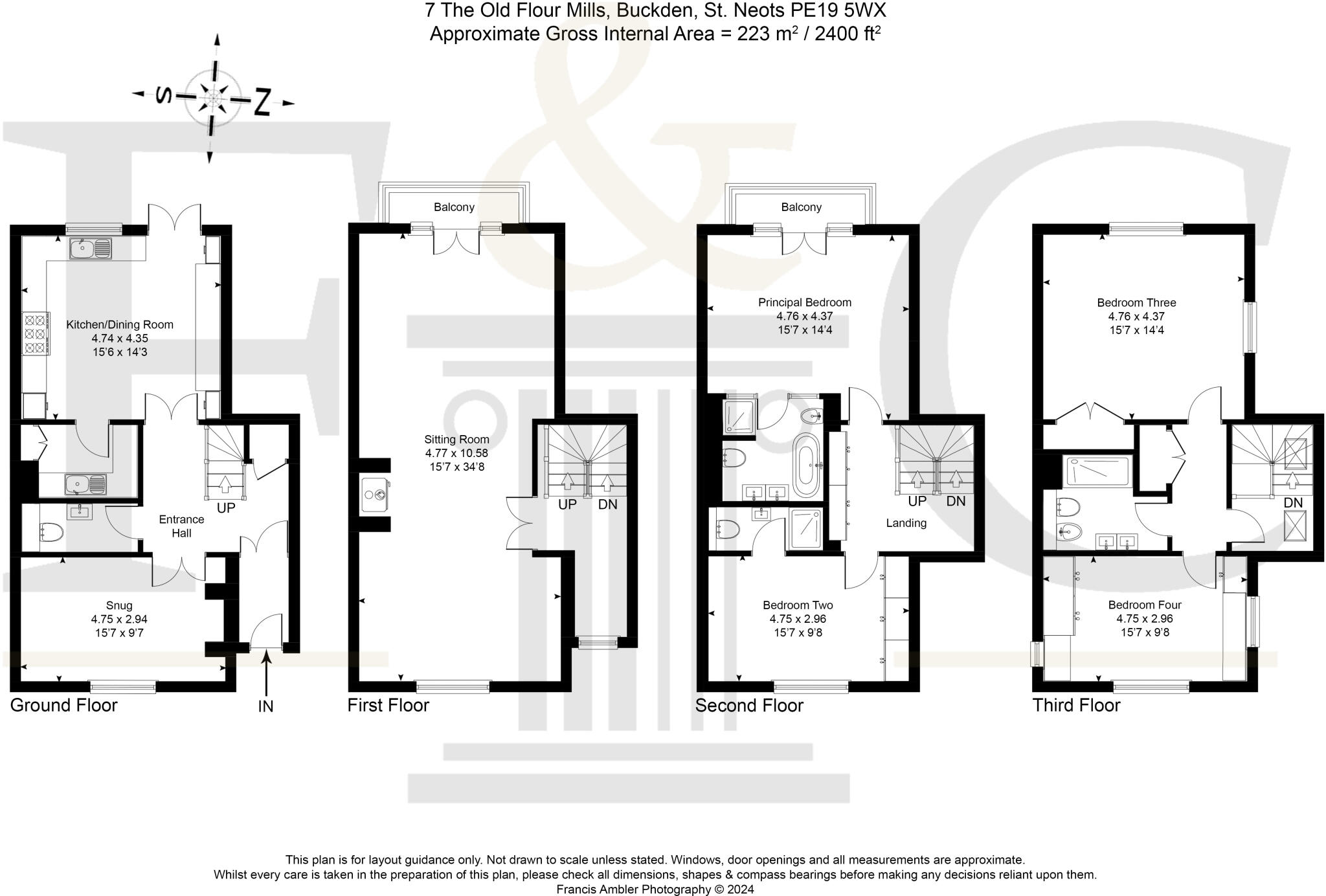 Mill Road, Buckden, St. Neots, Cambridgeshire, PE19 floorplan
