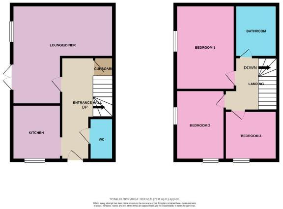 Foxglove Court, Spalding floorplan