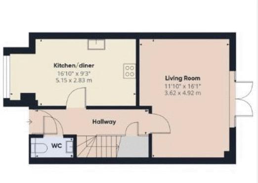 Cowleaze Path, Mead Fields - LOVELY OUTLOOK floorplan
