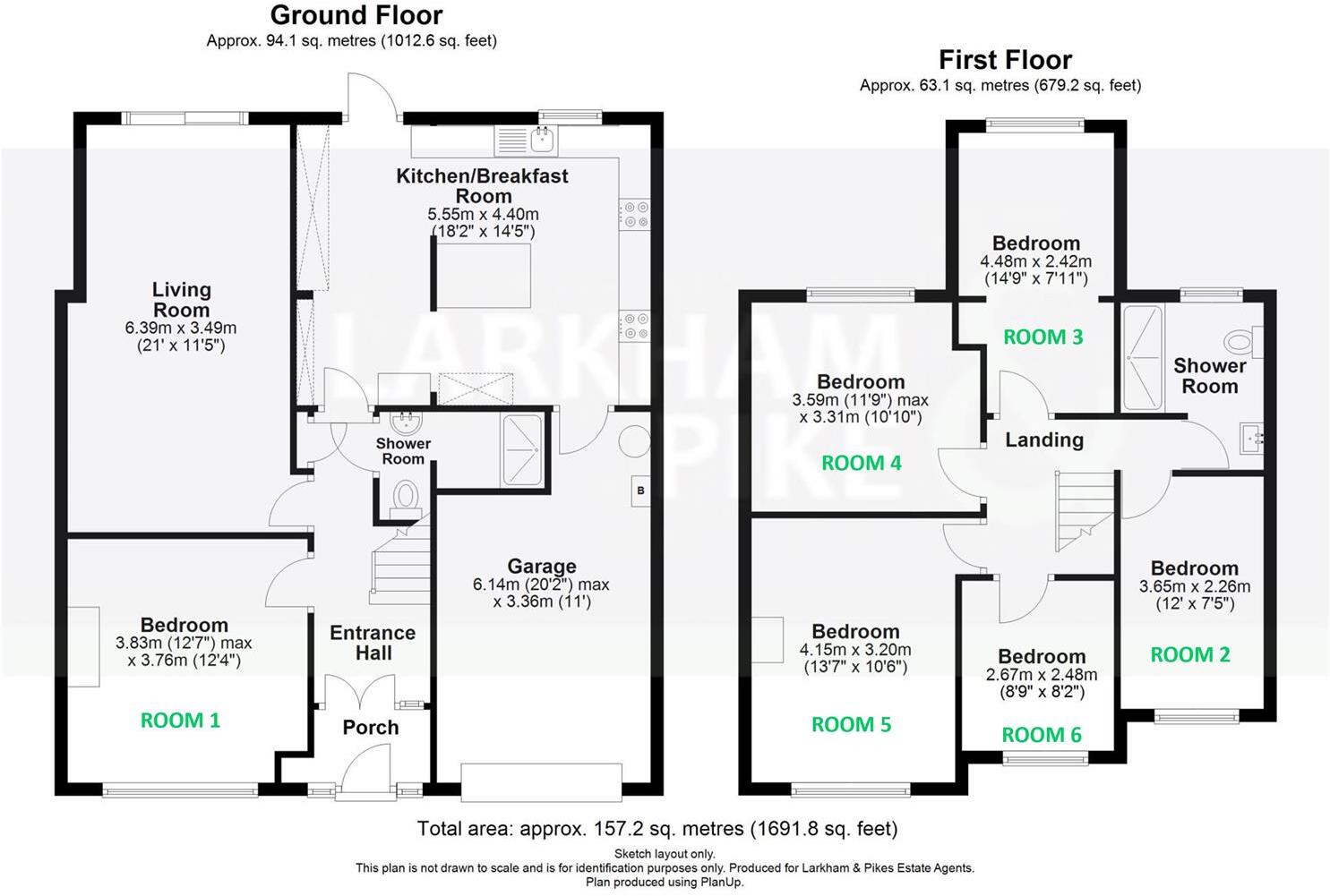 Room 5, St Albans Road West. Hatfield floorplan