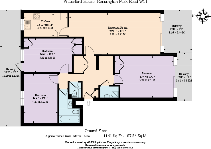 Kensington Park Road, Notting Hill, W11 floorplan