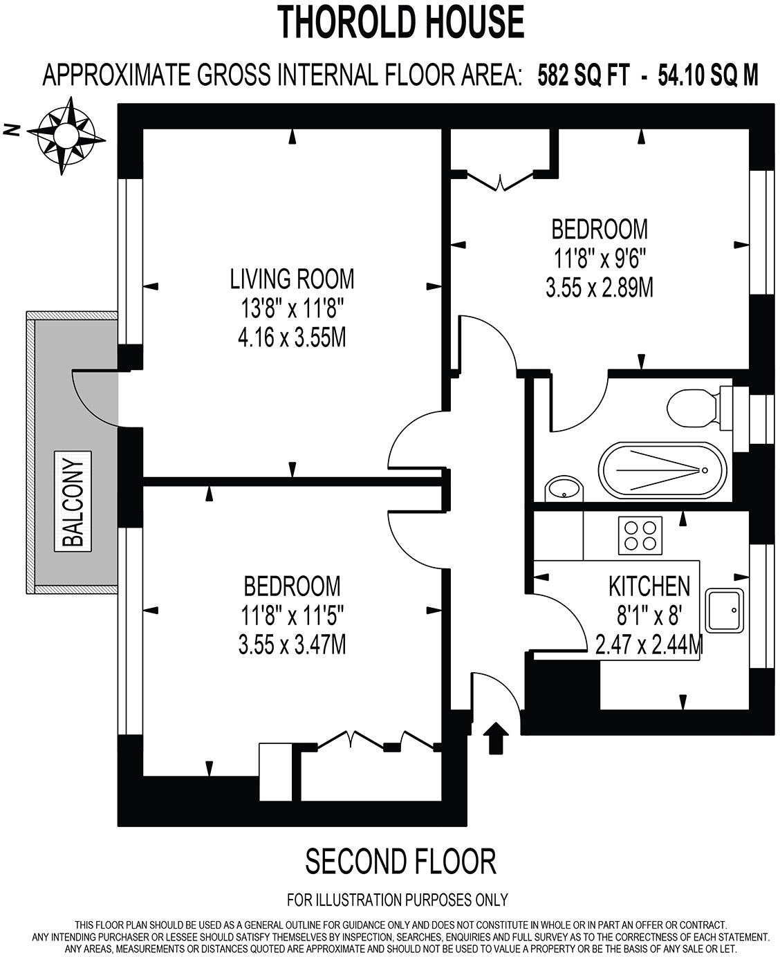 Thorold House, Pepper Street London SE1 floorplan