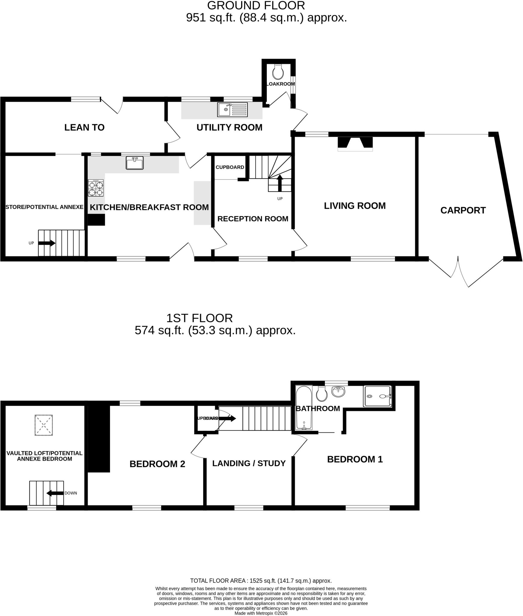 Chardstock, Axminster, Devon, EX13 floorplan
