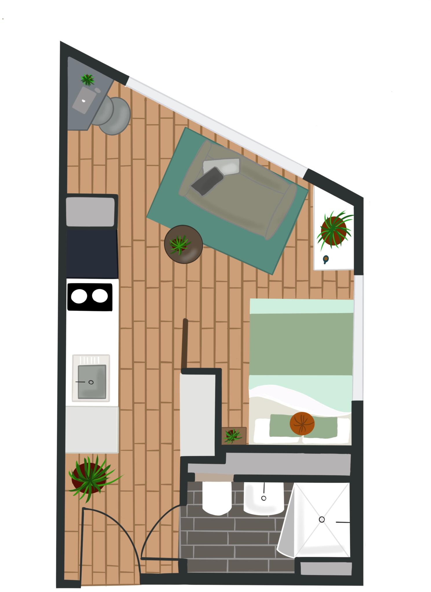 Enclave Acton, W3 floorplan