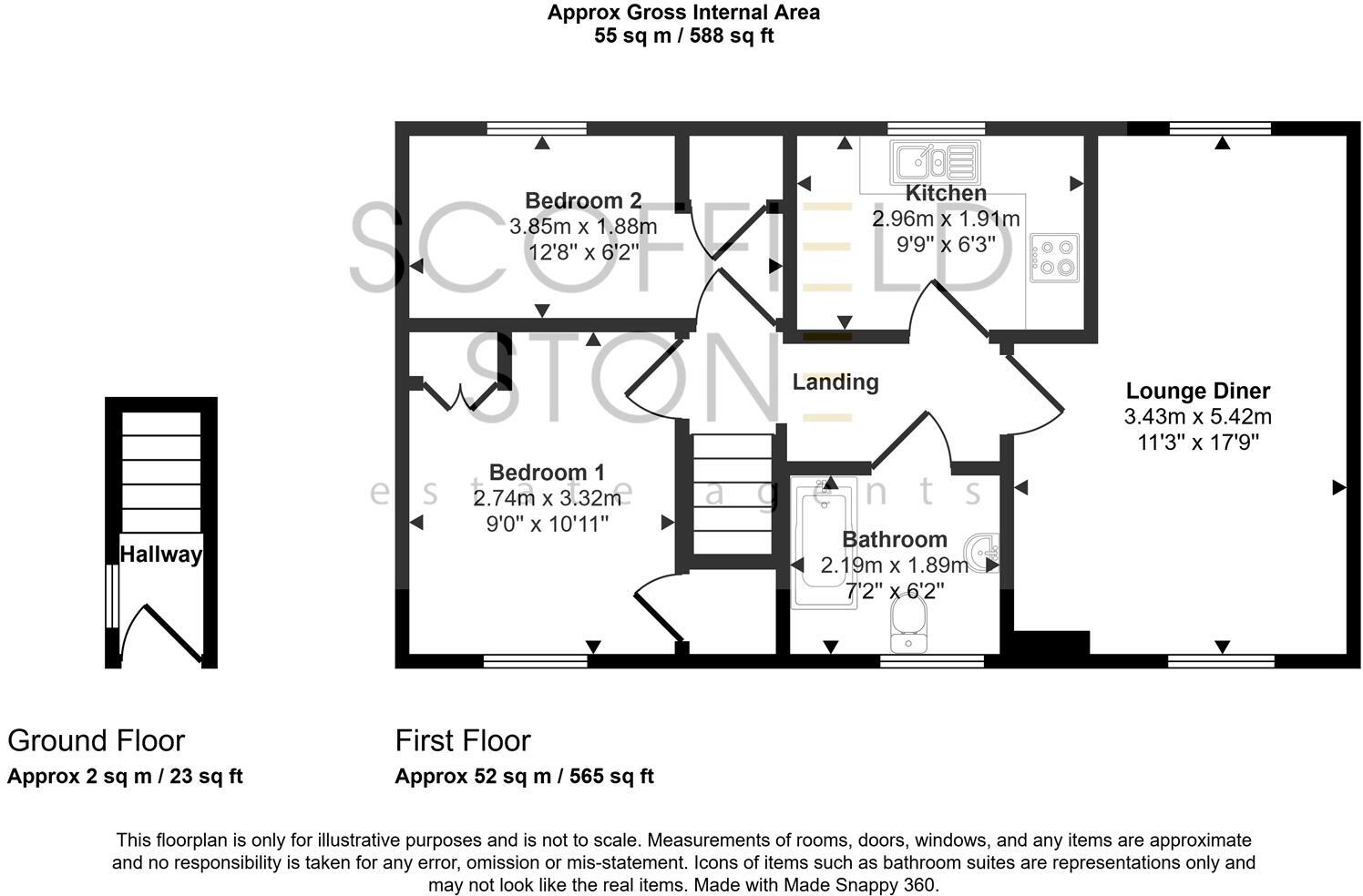 Wildhay Brook, Hilton, Derby floorplan