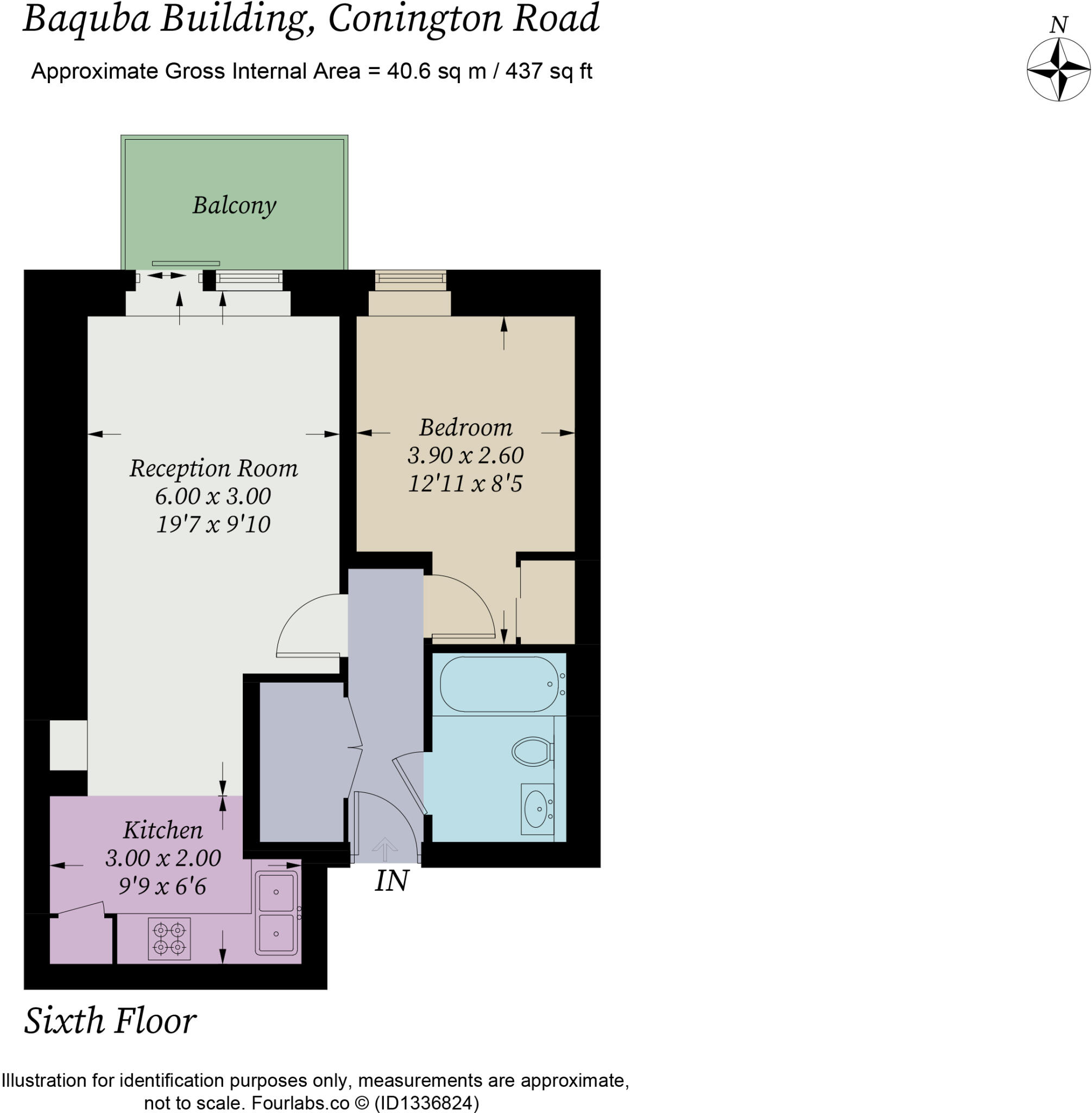 Baquba Building, Conington Road Lewisham SE13 floorplan